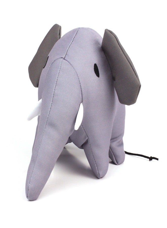 Beco Soft Estella The Elephant Squeeker Dog Toy, 72% Recycled Materials, Small, Grey - Image 1